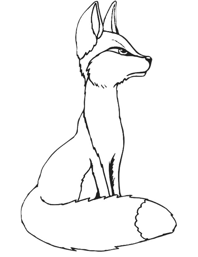 ぬりえページ: 狐 (動物) #14997 - 無料の印刷可能なぬりえページ