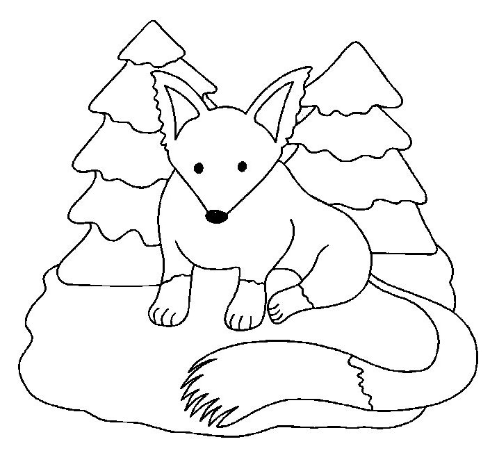 ぬりえページ: 狐 (動物) #15028 - 無料の印刷可能なぬりえページ