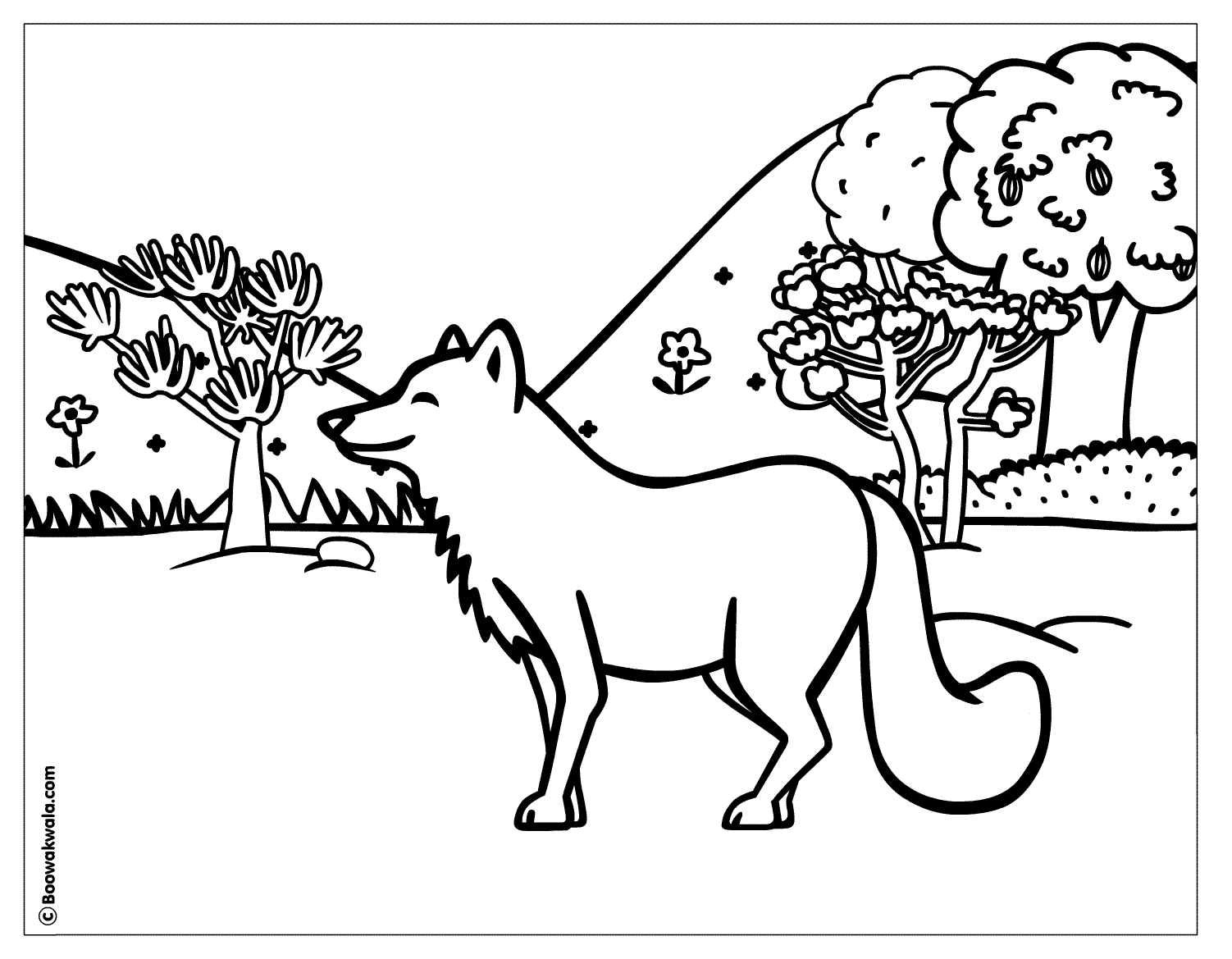 ぬりえページ: 狐 (動物) #15062 - 無料の印刷可能なぬりえページ