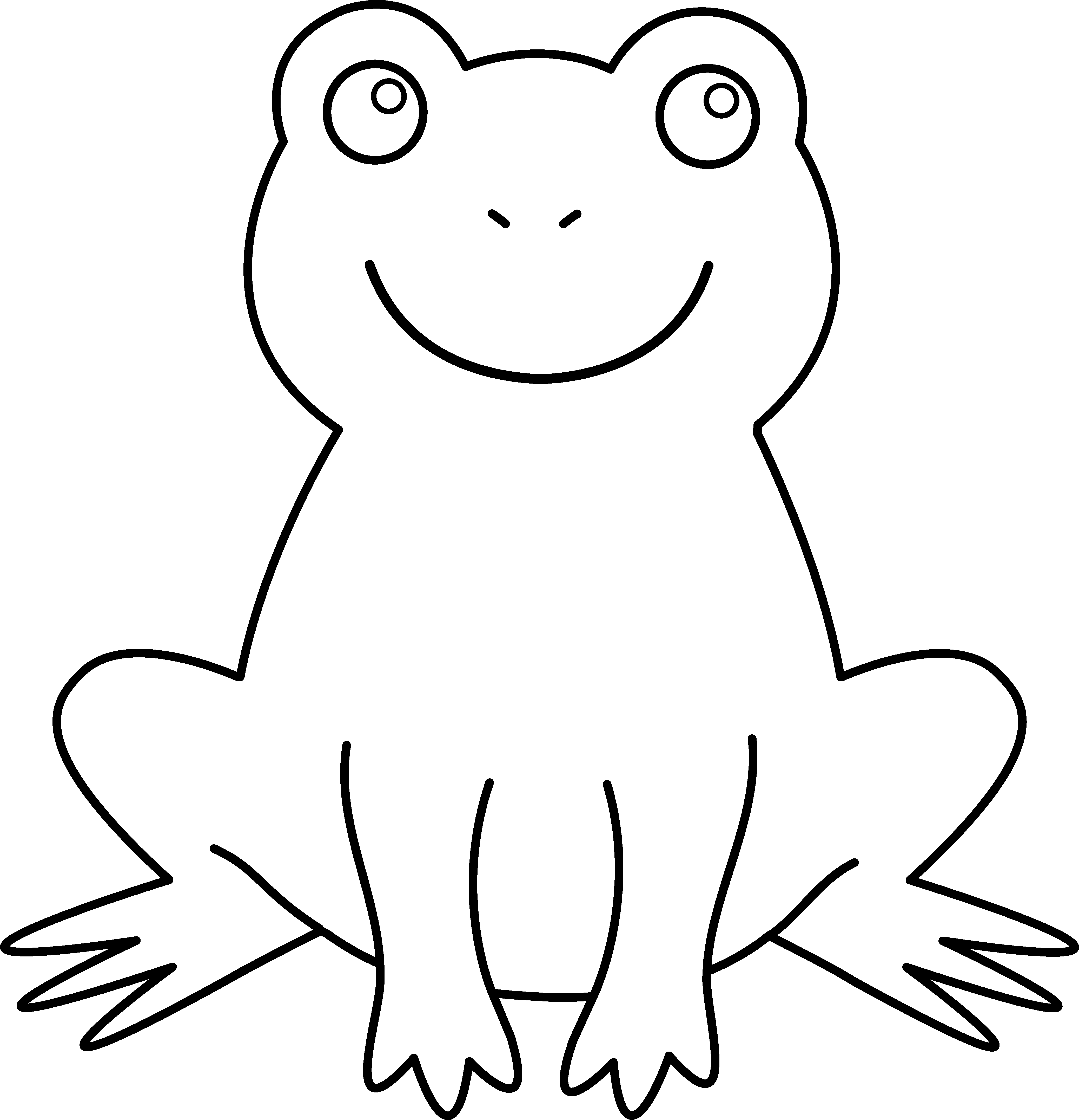 ぬりえページ: 蛙 (動物) #7600 - 無料の印刷可能なぬりえページ