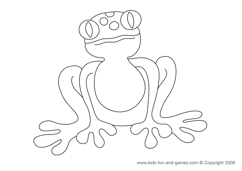 ぬりえページ: 蛙 (動物) #7645 - 無料の印刷可能なぬりえページ