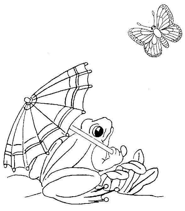 ぬりえページ: 蛙 (動物) #7675 - 無料の印刷可能なぬりえページ