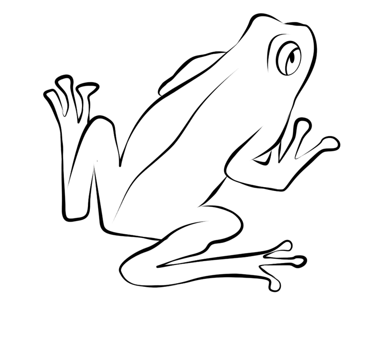 ぬりえページ: 蛙 (動物) #7684 - 無料の印刷可能なぬりえページ