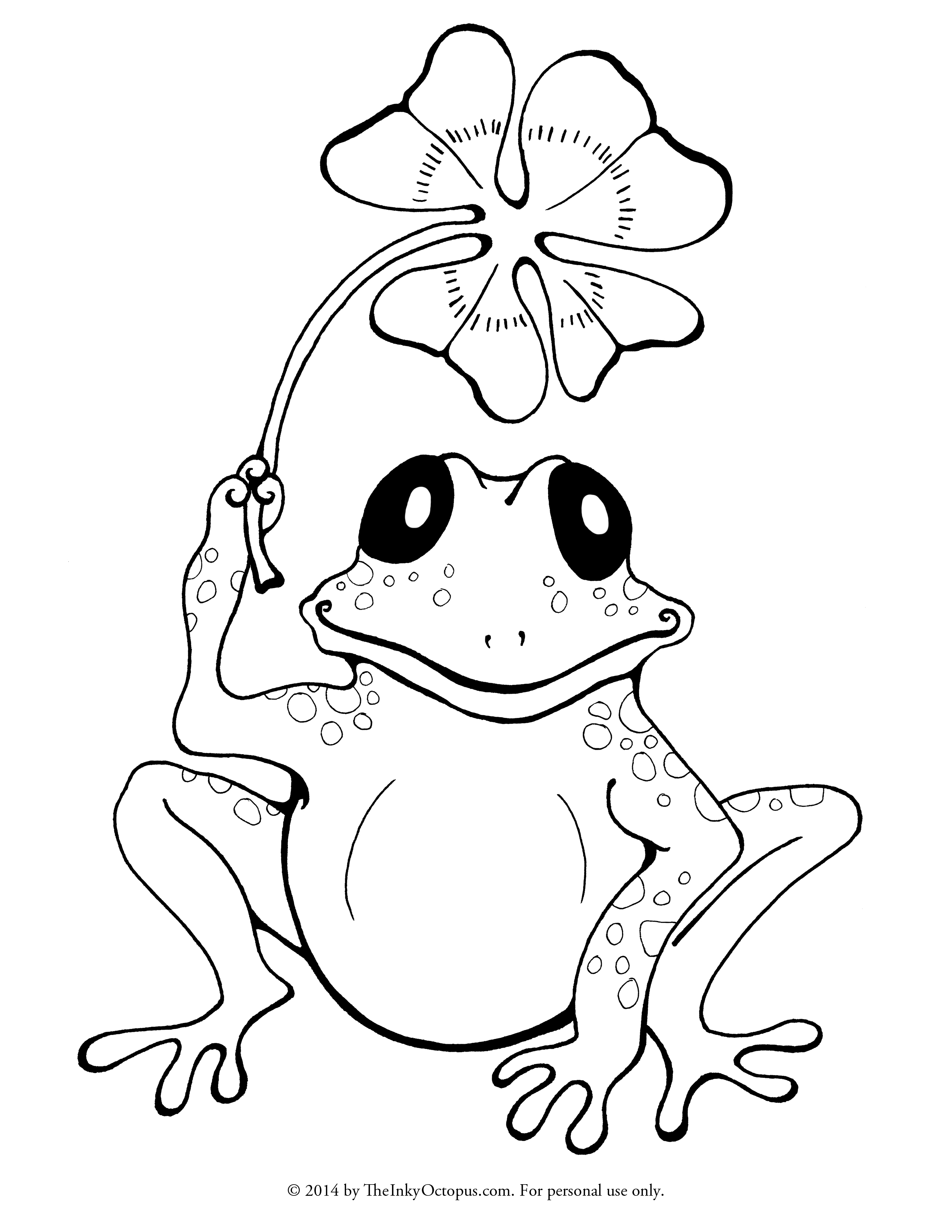 ぬりえページ: 蛙 (動物) #7728 - 無料の印刷可能なぬりえページ