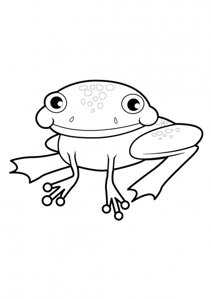 ぬりえページ: 蛙 (動物) #7745 - 無料の印刷可能なぬりえページ