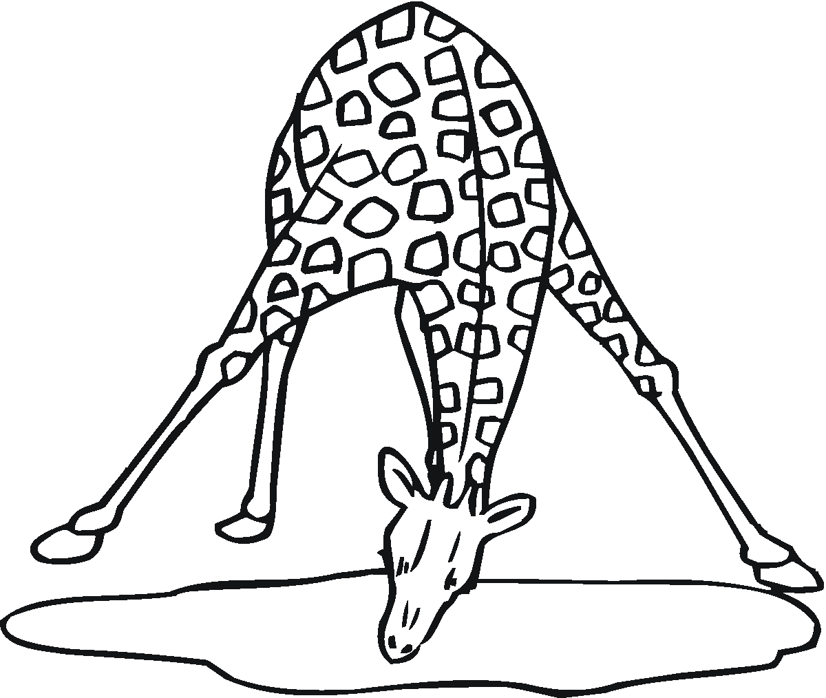 ぬりえページ: キリン (動物) #7299 - 無料の印刷可能なぬりえページ
