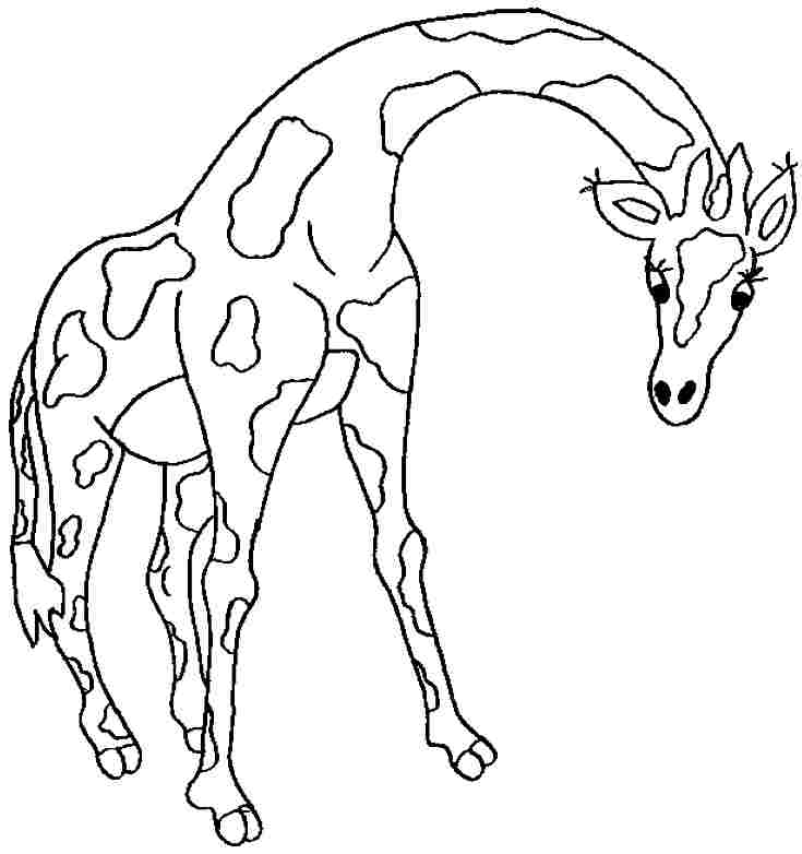 ぬりえページ: キリン (動物) #7360 - 無料の印刷可能なぬりえページ