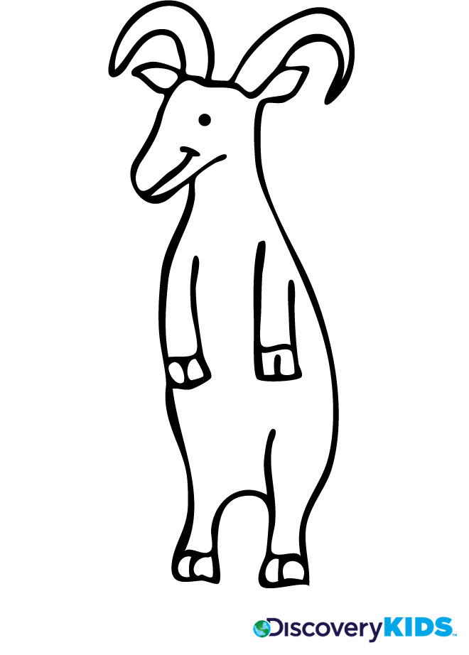 ぬりえページ: ヤギ (動物) #2519 - 無料の印刷可能なぬりえページ