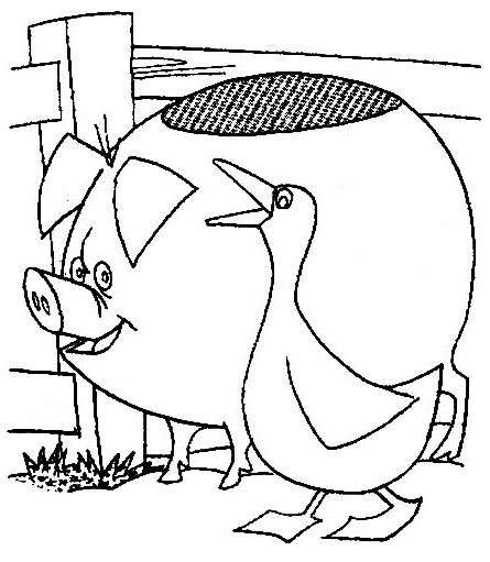 ぬりえページ: ガチョウ (動物) #11729 - 無料の印刷可能なぬりえページ