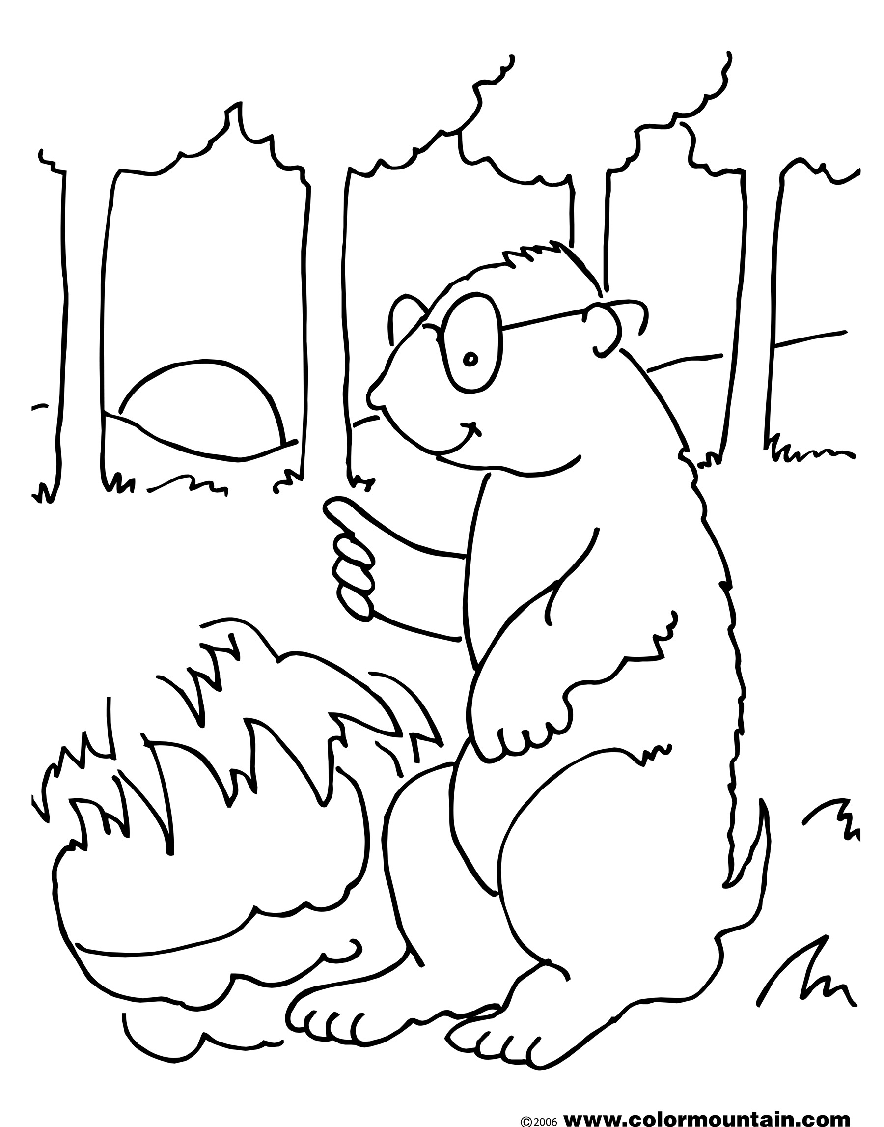 ぬりえページ: マーモット (動物) #11057 - 無料の印刷可能なぬりえページ