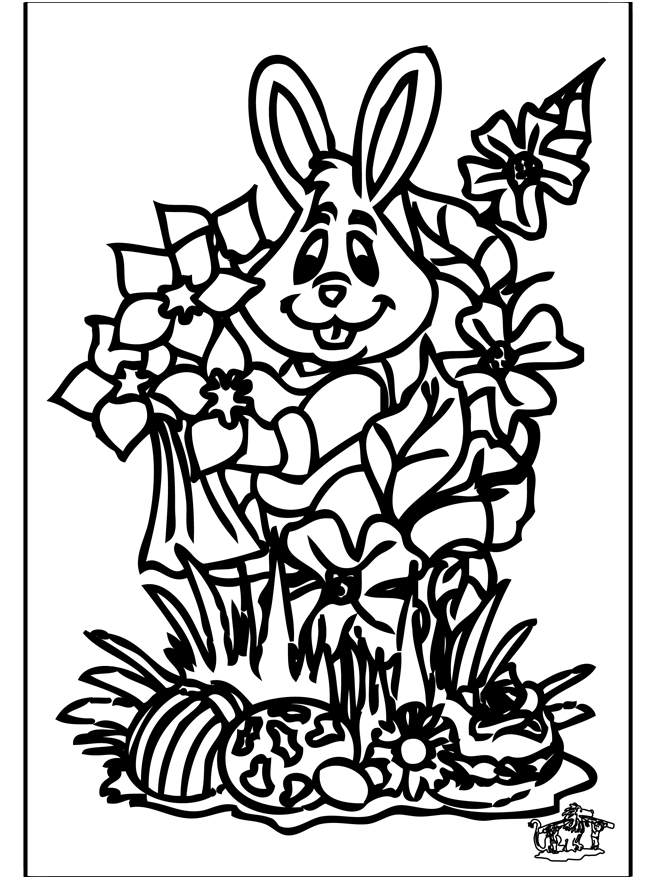 ぬりえページ: 野ウサギ (動物) #10081 - 無料の印刷可能なぬりえページ