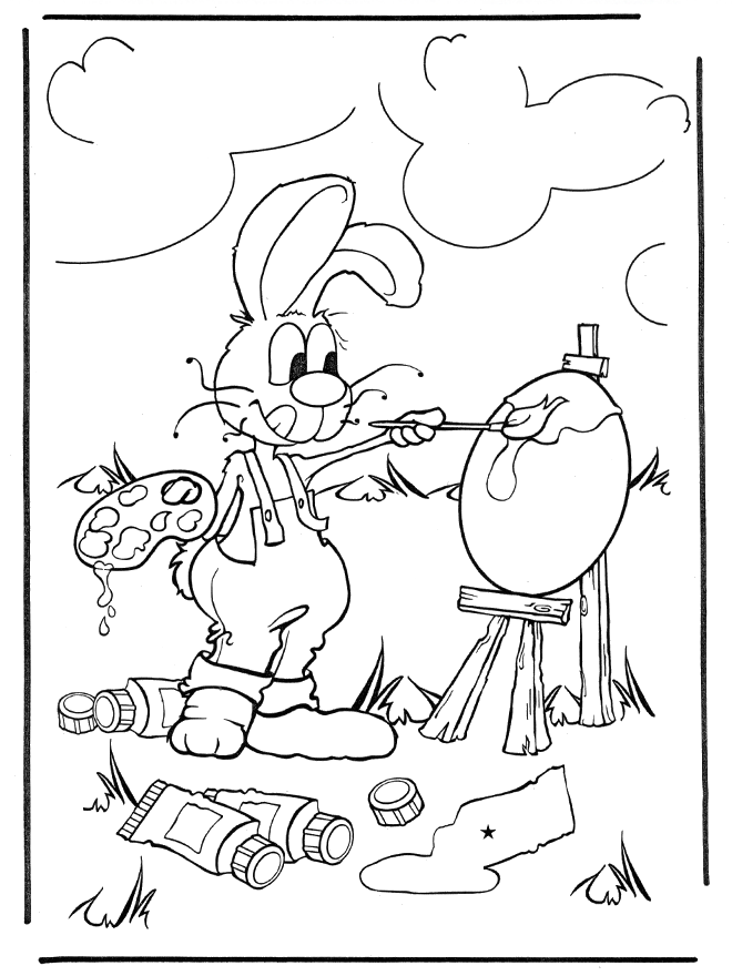 ぬりえページ: 野ウサギ (動物) #10110 - 無料の印刷可能なぬりえページ