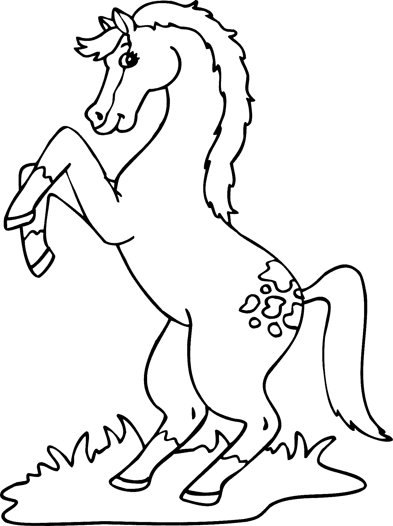 ぬりえページ: 馬 (動物) #2169 - 無料の印刷可能なぬりえページ