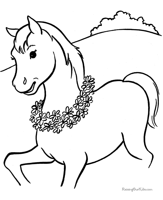 ぬりえページ: 馬 (動物) #2181 - 無料の印刷可能なぬりえページ