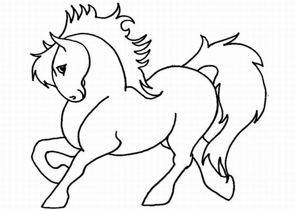 ぬりえページ: 馬 (動物) #2186 - 無料の印刷可能なぬりえページ