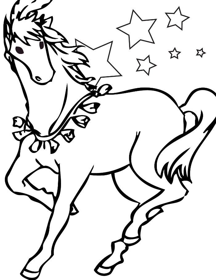 ぬりえページ: 馬 (動物) #2200 - 無料の印刷可能なぬりえページ