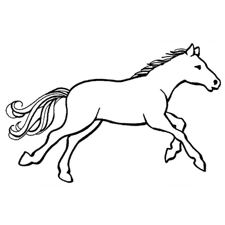 ぬりえページ: 馬 (動物) #2213 - 無料の印刷可能なぬりえページ