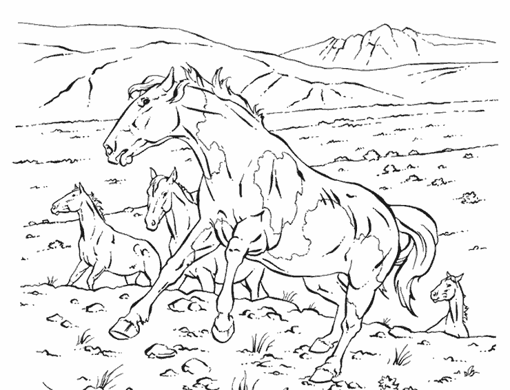ぬりえページ: 馬 (動物) #2226 - 無料の印刷可能なぬりえページ
