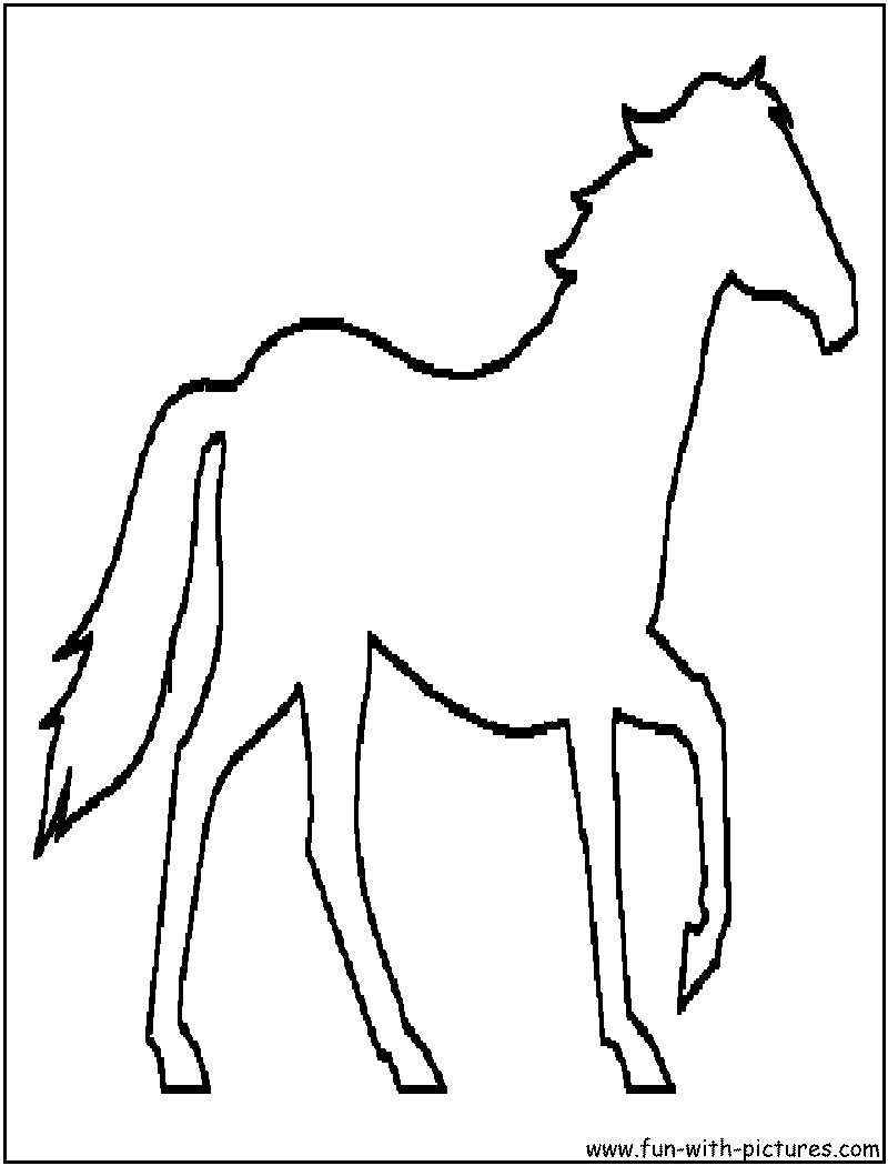 ぬりえページ: 馬 (動物) #2270 - 無料の印刷可能なぬりえページ
