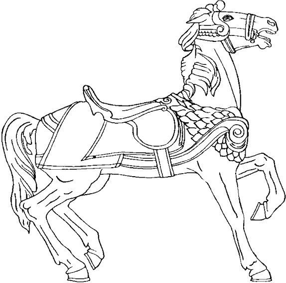 ぬりえページ: 馬 (動物) #2272 - 無料の印刷可能なぬりえページ