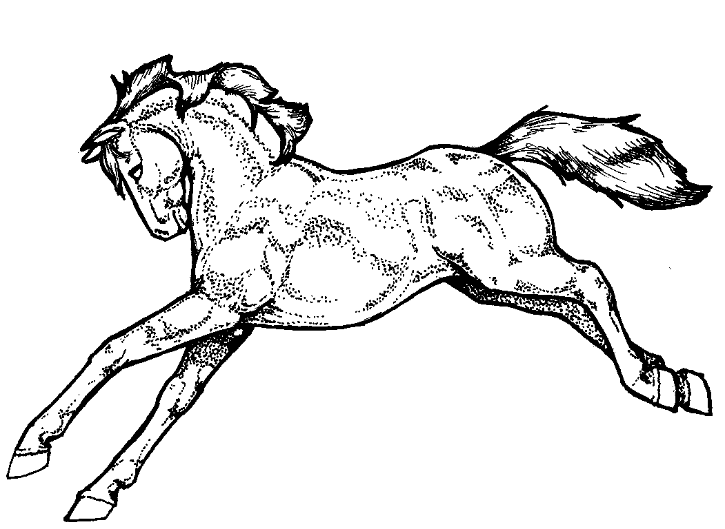 ぬりえページ: 馬 (動物) #2281 - 無料の印刷可能なぬりえページ