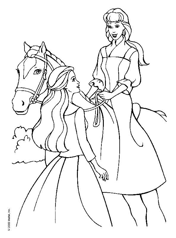 ぬりえページ: 馬 (動物) #2284 - 無料の印刷可能なぬりえページ