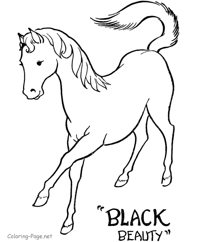 ぬりえページ: 馬 (動物) #2293 - 無料の印刷可能なぬりえページ