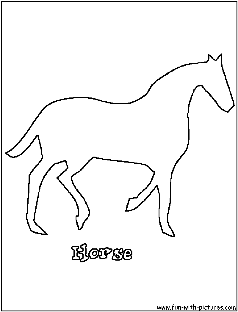 ぬりえページ: 馬 (動物) #2330 - 無料の印刷可能なぬりえページ