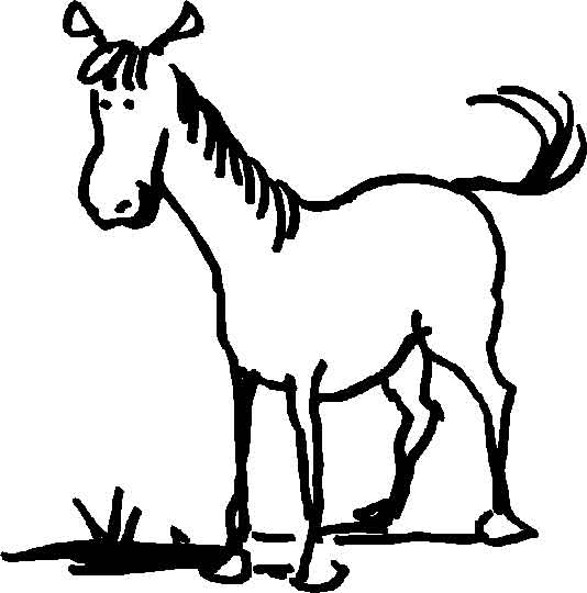 ぬりえページ: 馬 (動物) #2332 - 無料の印刷可能なぬりえページ