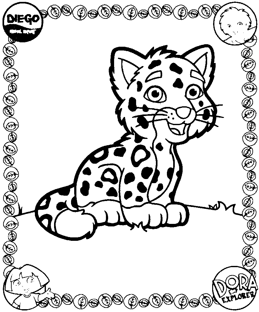 ぬりえページ: ジャガー (動物) #9024 - 無料の印刷可能なぬりえページ