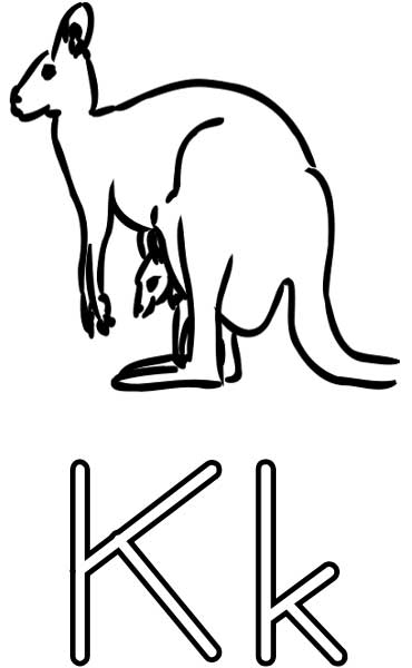 ぬりえページ: カンガルー (動物) #9274 - 無料の印刷可能なぬりえページ