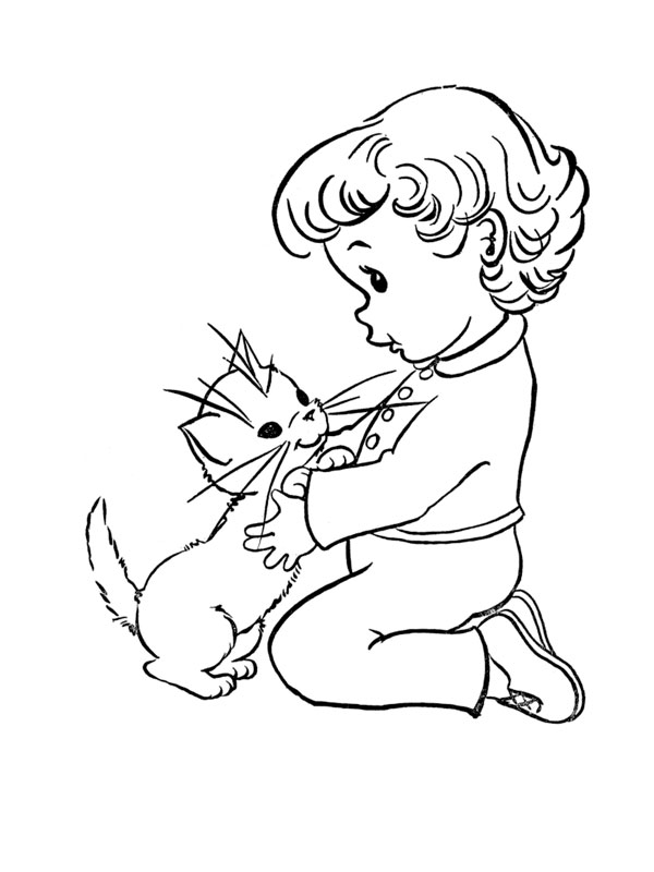 ぬりえページ: 子猫 (動物) #18034 - 無料の印刷可能なぬりえページ