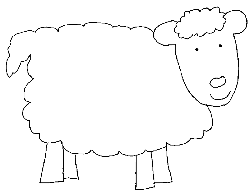 ぬりえページ: 子羊 (動物) #194 - 無料の印刷可能なぬりえページ