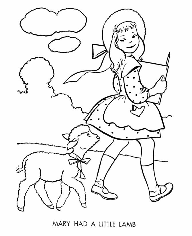 ぬりえページ: 子羊 (動物) #203 - 無料の印刷可能なぬりえページ