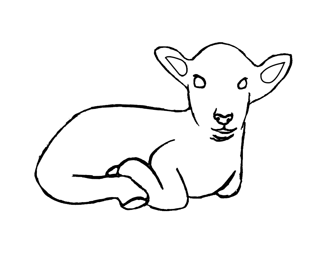ぬりえページ: 子羊 (動物) #204 - 無料の印刷可能なぬりえページ