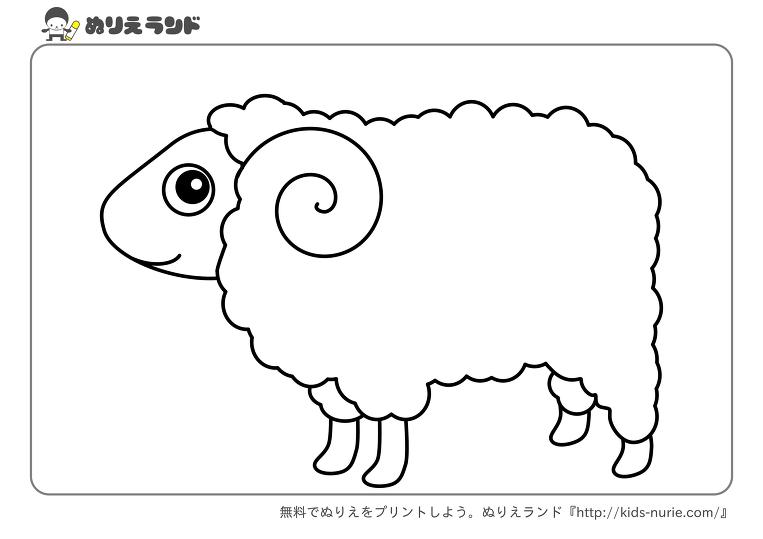 ぬりえページ: 子羊 (動物) #255 - 無料の印刷可能なぬりえページ