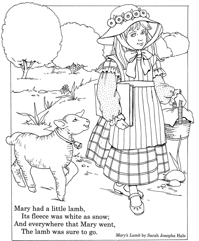 ぬりえページ: 子羊 (動物) #261 - 無料の印刷可能なぬりえページ