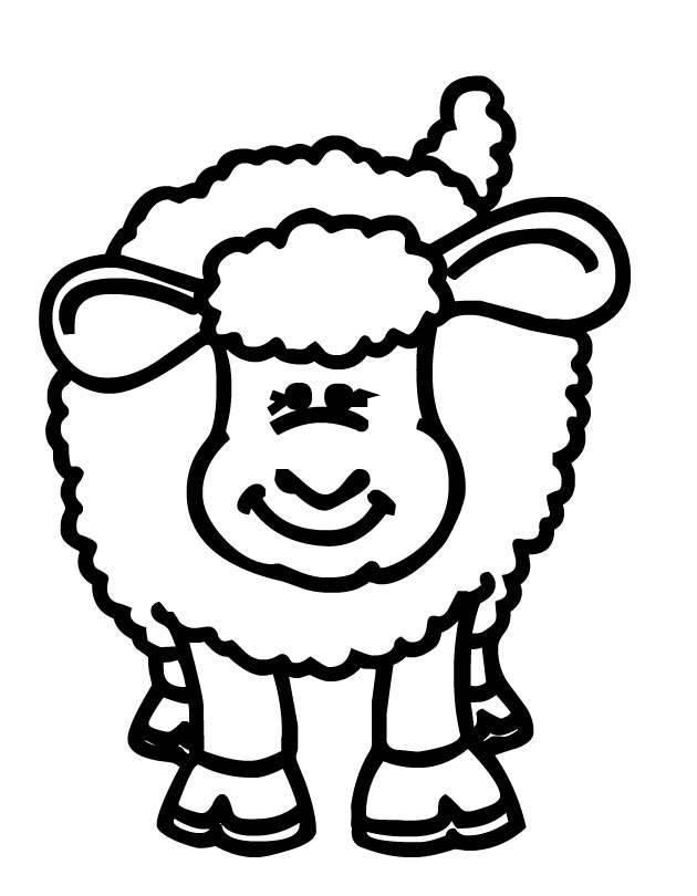 ぬりえページ: 子羊 (動物) #265 - 無料の印刷可能なぬりえページ