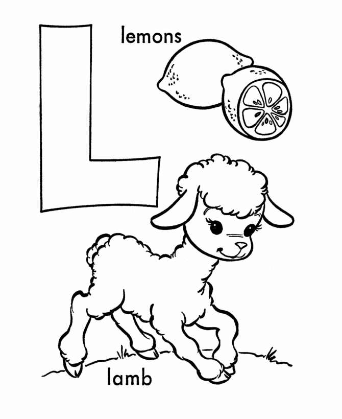 ぬりえページ: 子羊 (動物) #267 - 無料の印刷可能なぬりえページ