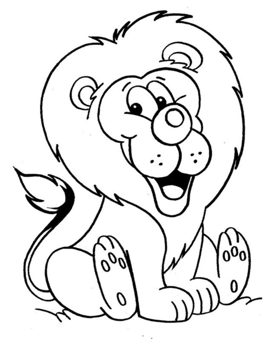 ぬりえページ: ライオン (動物) #10244 - 無料の印刷可能なぬりえページ
