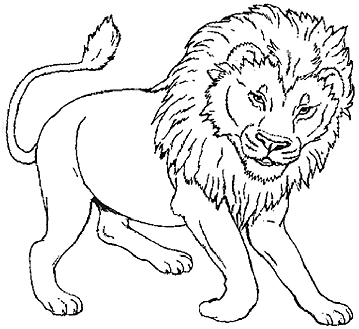 ぬりえページ: ライオン (動物) #10270 - 無料の印刷可能なぬりえページ