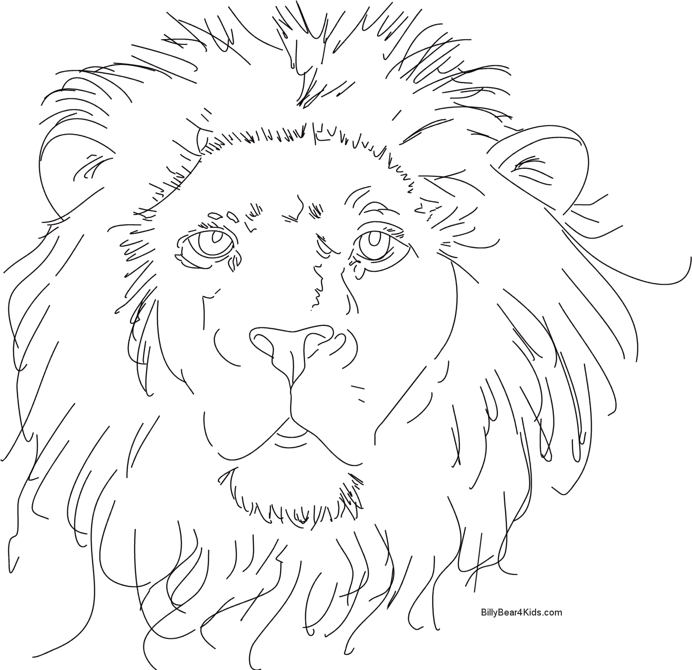 ぬりえページ: ライオン (動物) #10353 - 無料の印刷可能なぬりえページ