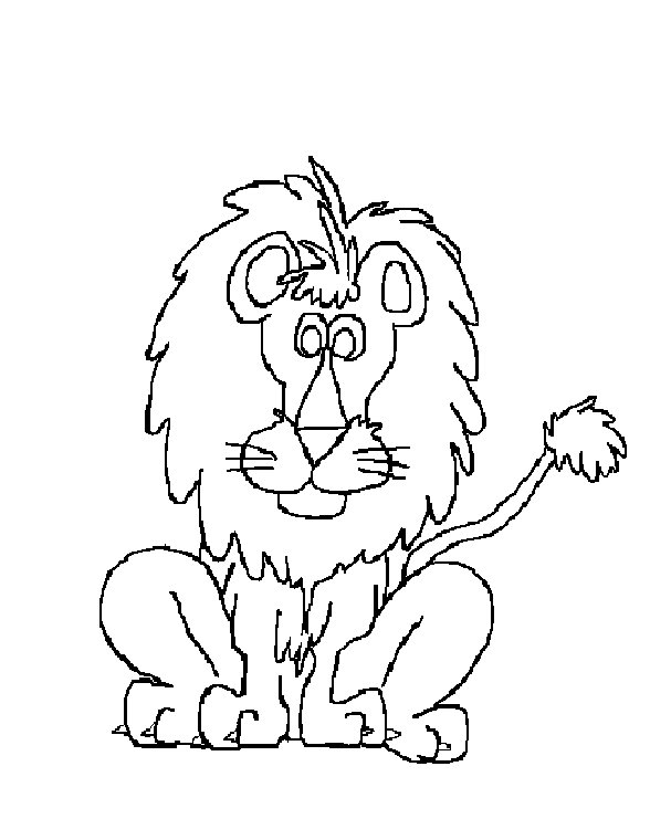 ぬりえページ: ライオン (動物) #10387 - 無料の印刷可能なぬりえページ