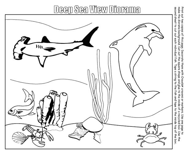 ぬりえページ: 海洋生物 (動物) #22086 - 無料の印刷可能なぬりえページ