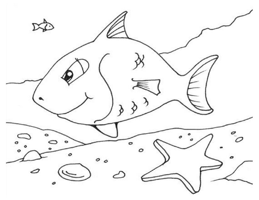 ぬりえページ: 海洋生物 (動物) #22091 - 無料の印刷可能なぬりえページ