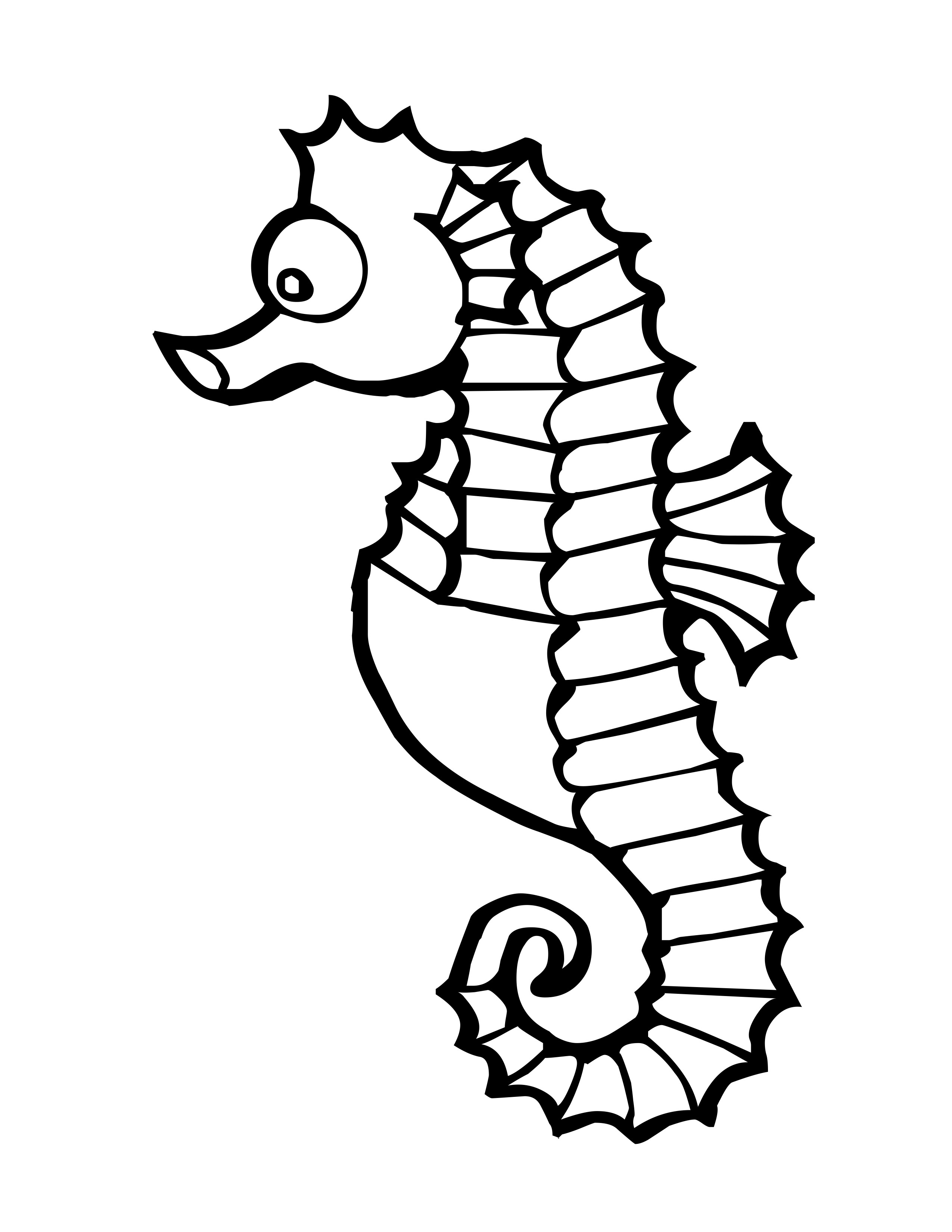 ぬりえページ: 海洋生物 (動物) #22132 - 無料の印刷可能なぬりえページ