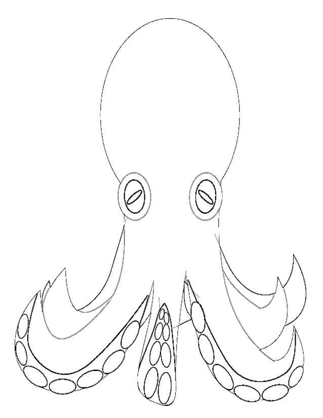 ぬりえページ: 海洋生物 (動物) #22150 - 無料の印刷可能なぬりえページ