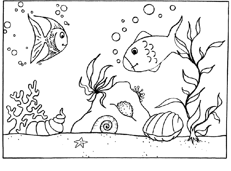 ぬりえページ: 海洋生物 (動物) #22252 - 無料の印刷可能なぬりえページ
