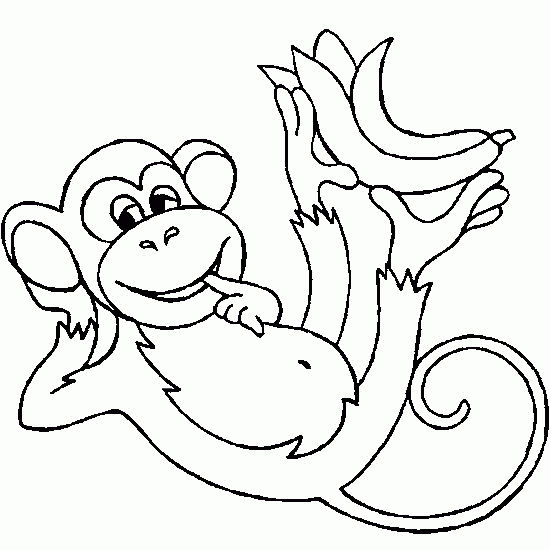 ぬりえページ: 猿 (動物) #14145 - 無料の印刷可能なぬりえページ