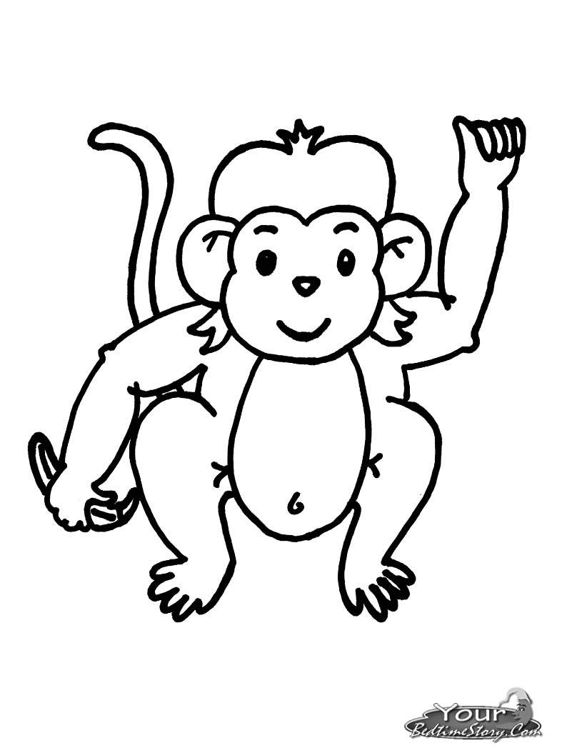 ぬりえページ: 猿 (動物) #14156 - 無料の印刷可能なぬりえページ
